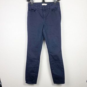 🌻 3/$15 Tory Burch | Navy Blue Cotton Slim Pants